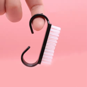 Szczoteczka mini do usuwania pyłu manicure i pedicure czarna 50 sztuk