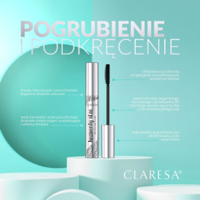 Claresa Heavenly Size tusz do rzęs pogrubiająco – podkręcający