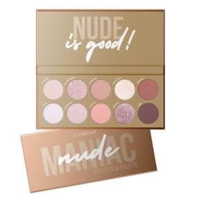 Claresa Nude Maniac paleta cieni do powiek 10 kolorów z kolekcji Up 2U