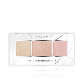 Claresa Too Glam To Give A Damn 12 Golden Glow paleta rozświetlaczy