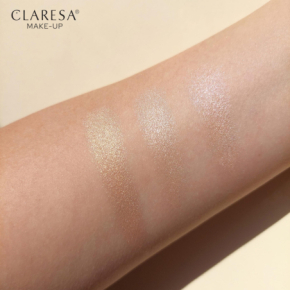 Claresa Too Glam To Give A Damn 12 Golden Glow paleta rozświetlaczy