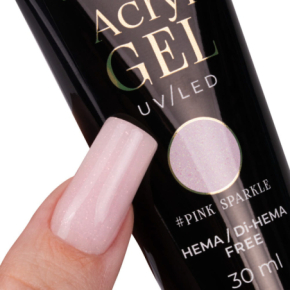 Molly Nails AcrylGel Pink Sparkle Akrylożel do paznokci HEMA/Di-HEMA Free 30ml
