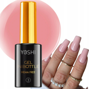 Yoshi Gel in Bottle No 03 One Drop Żel budujący do paznokci w butelce z pędzelkiem 10ml