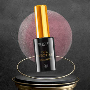 Yoshi Gel in Bottle No 08 One Drop Żel budujący do paznokci w butelce z pędzelkiem 10ml