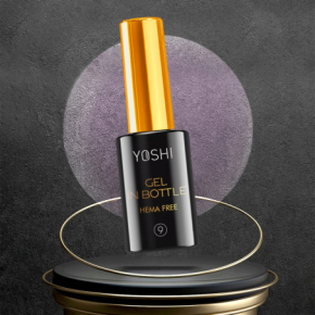 Yoshi Gel in Bottle No 09 One Drop Żel budujący do paznokci w butelce z pędzelkiem 10ml