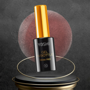Yoshi Gel in Bottle No 10 One Drop Żel budujący do paznokci w butelce z pędzelkiem 10ml