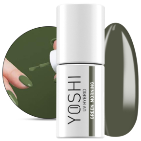 Yoshi Yerba & Yoga 302 Green Morning Kolorowy lakier hybrydowy do paznokci 6ml