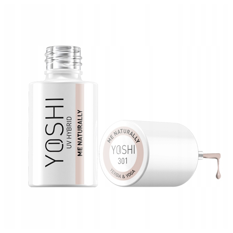 Yoshi Yerba Yoga 301 Me Naturally Kolorowy lakier hybrydowy do paznokci 6ml - 2