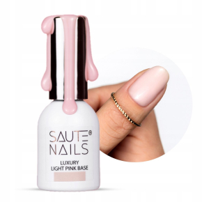 Saute Nails Luxury Base Baza hybrydowa do paznokci Light Pink 8ml
