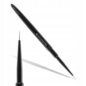 Staleks Expert NBE-01 Profesjonalny pędzelek liner do zdobień 1mm czarny
