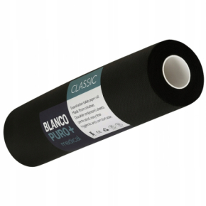 Blanco Puro+ Medical Classic Prześcieradło podkład medyczny kosmetyczny flizelinowy w rolce 60x50cm czarny
