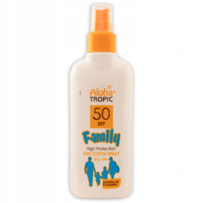 MadiS Aloha Tropic Family SPF50 Sun Lotion Spray Lotion do opalania w sprayu o wysokiej ochronie 200ml / 40923