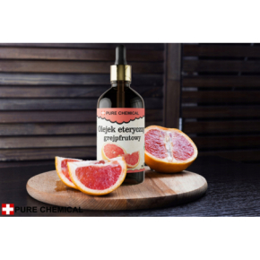Pure Natura Olejek eteryczny grejpfrutowy Naturalny olejek eteryczny pobudzający krążenie, tonizujący, antydepresant, orzeźwiający i oczyszczający 30ml