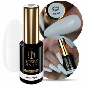 Boska Nails Up Divina 549 White Angel Biały lakier hybrydowy 10ml
