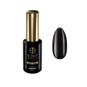 Boska Nails Up Divina 550 Black Hell Czarny lakier hybrydowy 10ml