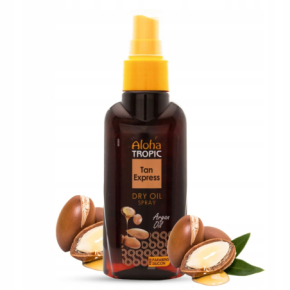 MadiS Aloha Tropic Dark Tanning SPF0 Suchy olejek arganowy do opalania głęboka opalenizna 100ml / 40446