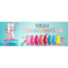 Yoshi Glassmatica 188 Amberis żółty półtransparentny lakier hybrydowy do paznokci 6ml - 6