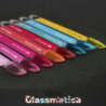 Yoshi Glassmatica 188 Amberis żółty półtransparentny lakier hybrydowy do paznokci 6ml - 10