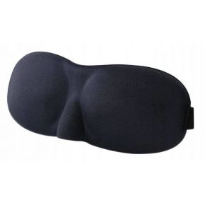 Maska opaska na oczy do spania czarna unisex AG198E