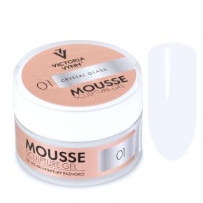 Victoria Vynn Mousse Sculpture 01 Crystal Glass 50ml budujący żel UV/LED do architektury paznokcia