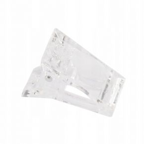 Klips zacisk do Dualform Powdergel plastikowy przezroczysty różowy DSF zaciskarka 1 sztuka