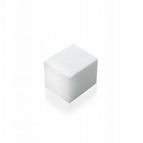 10x mini blok polerski do paznokci kostka kolor biały