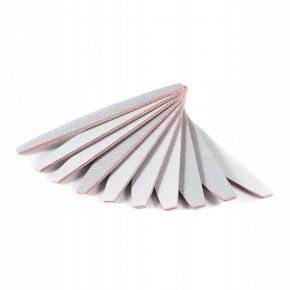 10x Pilnik łódka półksiężyc biały szary zebra gradacja 180/240