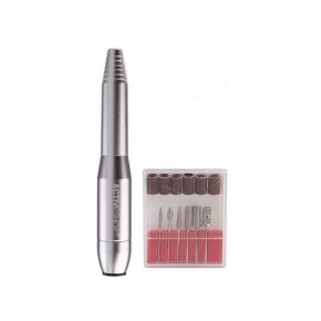 Activ Mobilna frezarka do paznokci Mini Pro203 metalowa do manicure pedicure silver srebrna