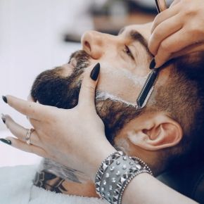 Activ Snippex brzytwa fryzjerska stalowa do golenia barber Razor 135 gładka