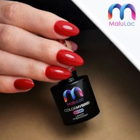 MaluLac Czerwony Trafiony 1068 kolorowy lakier hybrydowy 5g