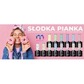 MaluLac Słodka Pianka 1153 kolorowy lakier hybrydowy 5g